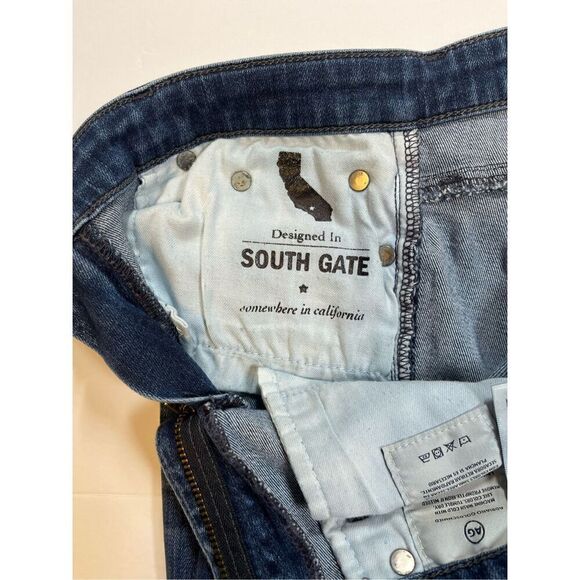 AG Adriano Goldschmied The Prima Ankle Cigarette Jean Medium Blue Wash Size 25R - Picture 6 of 9